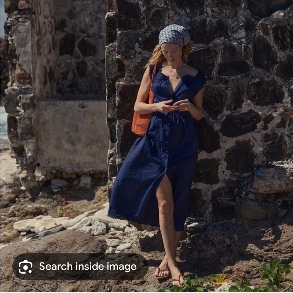 NWT Doen Saison dress - Adriatic (navy) size L
